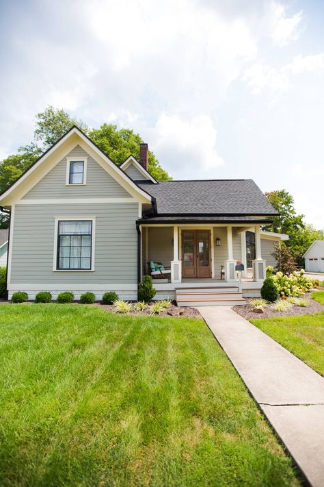 Carmel Exterior Remodel - Craftsman - Exterior - Indianapolis - by Custom Living | Houzz Cream Craftsman Exterior, Neutral Craftsman Exterior, Beige Craftsman Exterior, Craftsman Style Homes Exterior Color Grey White Trim, Craftsman Farmhouse Exterior, California Craftsman Bungalow, Craftsman Style Exterior, St David, Craftsman Farmhouse