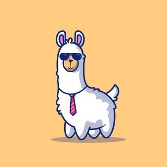 Catalyststuff | Freepik Alpaca Illustration, Alpaca Cartoon, Cartoon Llama, App Aesthetic, Alpaca Stuffed Animal, Greeting Poster, Llama Christmas, Cute Alpaca, Logo Idea