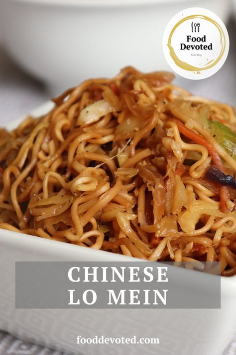 Easy Asian Recipes Noodles Lo Mein, Low Mein Noodles Recipe Easy, Lo Maine Noodle Recipe, Triple Delight Chinese Recipe, Chinese Lo Mein Noodles, Chow Mein Sauce Recipe, Lo Mein Noodles Recipe, Chinese Lo Mein, Lo Mien