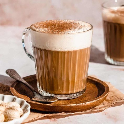 Peanut Butter Coffee (3 Ways!) Flavored Latte Recipes, Peanut Butter Coffee, Spicy Almonds, Homemade Frappuccino, Mocha Recipe, Pumpkin Spiced Latte Recipe, Ninja Coffee, Vegan Whipped Cream, Butter Coffee