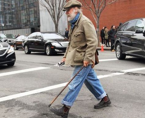 image Old Man Outfit, Blundstone Outfit, Grandpa Fashion, Grandpa Outfit, Japanese Street Fashion Men, Fashion 60s, Old Man Fashion, Older Mens Fashion, Grandpa Style