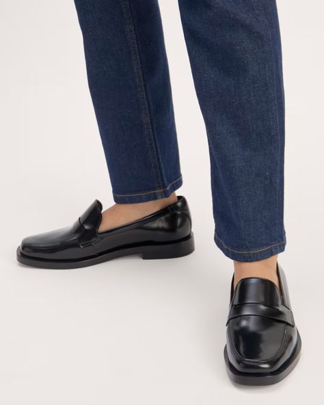 Women’s Loafers | Shoes, Bags & Accessories – Everlane Smart Casual Shoes, Capri Trousers, Summer Activity, Women's Shoes Accessories, Penny Loafer, Women's Loafers, Travel Memories, Flat Sneakers, Men's Sweatpants