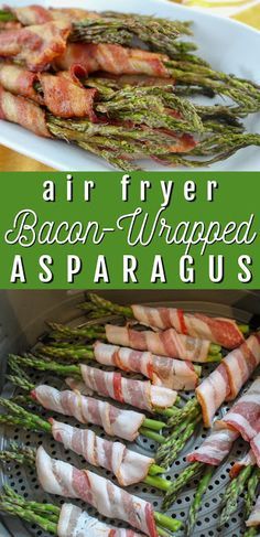 Air Fryer Asparagus Bacon, Cooking Asparagus In Air Fryer, Air Fried Bacon Wrapped Asparagus, Asparagus Recipes Baked Bacon, Air Fryer Bacon Wrapped Asparagus, Bacon Wrapped Asparagus Air Fryer, Asparagus Air Fryer Recipes, Asparagus Recipes Air Fryer, Air Fryer Asparagus Recipes