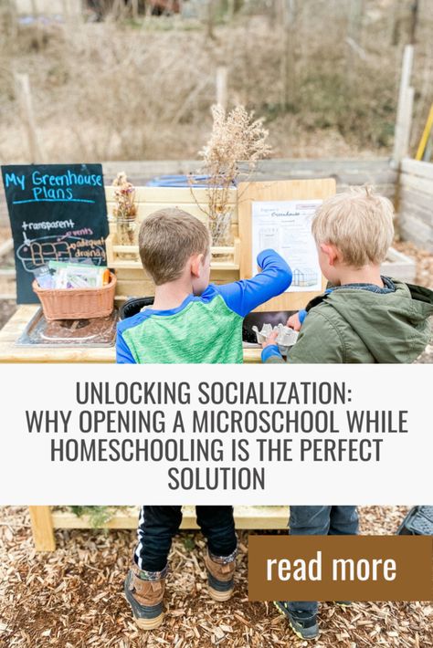 Unlocking Socialization: Why Opening a Microschool While Homeschooling is the Perfect Solution - St. Louis Nature-Based Microschool | Little Leaders Academy St Louis | April Maura Micro School Classroom, Microschool Classroom, Micro School, Babysitting Ideas, Social Intelligence, Waldorf Homeschool, Community Projects, Secondary Teacher, Social Environment