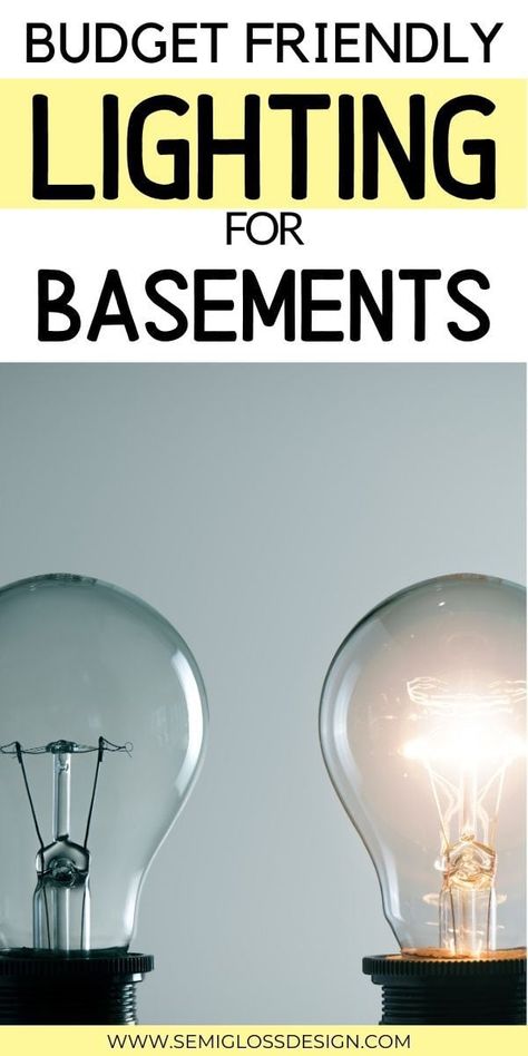 These affordable unfinished basement light fixtures would look great on an exposed ceiling. These flush mount fixtures are perfect for low ceilings. Basement Light Fixtures, Budget Friendly Lighting, Bar Design Home, Exposed Ceiling, Home Gym Basement, Basement Decoration, Celing Light, Basement Lighting, Dream Basement