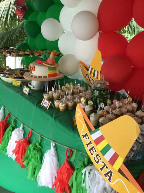 Candy bar motivo mexicano Candy Bar Mexicano, Candy Bar, Birthday Cake, Candy, Table Decorations, Bar, Cake, Birthday