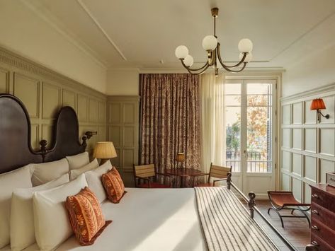 Soho House Barcelona | Members' Club & Hotel in Barcelona Soho House Bedroom, House Decor Interior Design, Hotel Interior Bedroom, Boutique Hotel Bedroom, Guess Room, Soho House Barcelona, Hotel Style Bedroom, Boutique Hotels Interiors, Luxury Hotels Interior