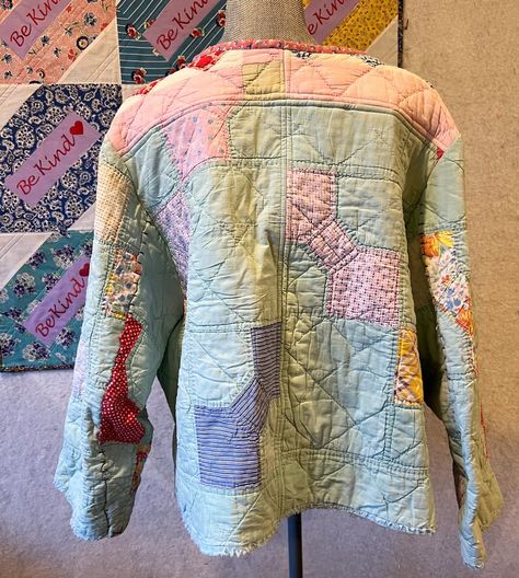 How to Make a Quilt Coat: Sew a Quilted Jacket - Create Whimsy Quilted Clothing, Make A Quilt, Quilt Coat, Bohemian Blouses, Quilted Jacket, Step By Step, Blouses, Sewing, Fabric