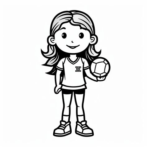 illustration of Beach volleyball coloring Fun Drawings, School Bulletin Boards, Beach Volleyball, Young At Heart, Board Ideas, Free Kids, The Court, Bulletin Board, Coloring Pages For Kids