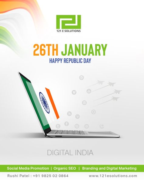 May we always have the freedom to choose, freedom to live, and freedom to dream. Happy Republic Day! #creativity #121esolutions #digitalmarketing #seo #121egreetings #socialmediapromotions #HappyRepublicDay #freedom #digitalindia Republic Day Creative Ads For Digital Marketing, Creative Republic Day Ads, Republic Day Digital Marketing, Republic Day Creative Ads Social Media, Republic Day India Creative Ads, Republic Day Creative Ads, Republic Day Creative, Advertising Agency Logo, Independence Day Poster