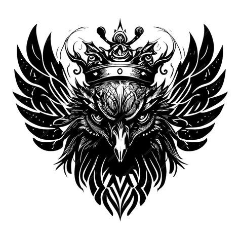 Premium Vector | American eagle head representing the spirit of the american people Eagle With Crown Tattoo, Best Cover Up Tattoos For Men, Eagle Tattoo Arm, Bird Skull Tattoo, Eagle Head Tattoo, Cover Up Tattoos For Men, New Beginning Tattoo, Best Cover Up Tattoos, Full Hand Tattoo