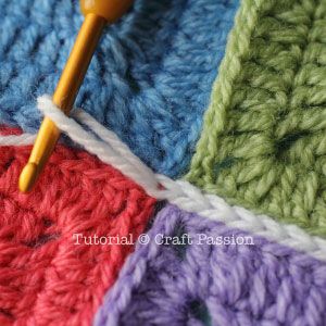 Joining Crochet Squares, Joining Granny Squares, Motifs Granny Square, Háčkované Lemy, Confection Au Crochet, Knit Edge, Crochet Granny Square, Knitting Needle, Crochet Square Patterns