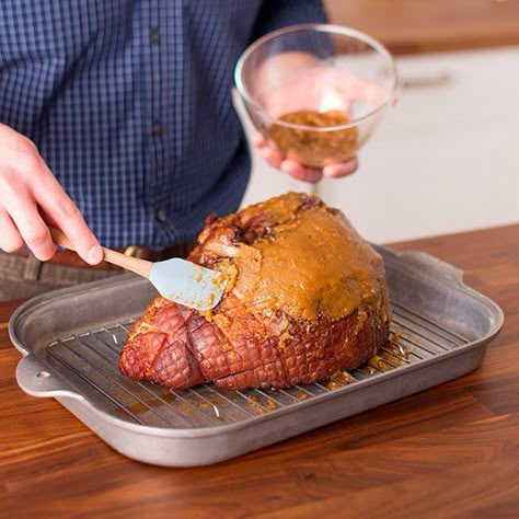 Shank Ham Recipes, Pre Cooked Ham Recipes, Shank Ham, Ham Glaze Recipe Brown Sugar, Boneless Ham Recipe, Recipes With Cooked Ham, Best Ham Recipe, Cook A Ham, Easy Ham Glaze