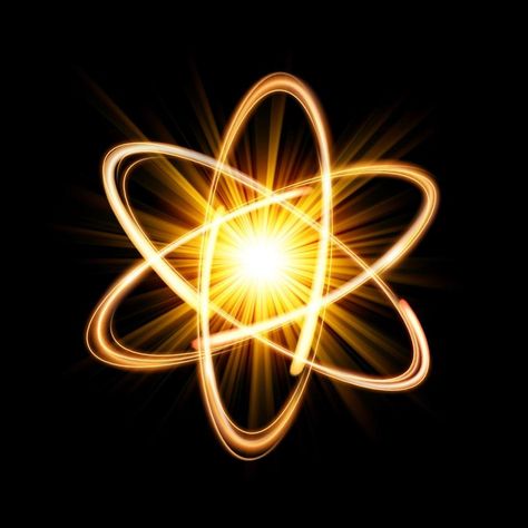 Dynamic Atom Light Explosion, isolated and easy to edit. Vector Illustration Atoms Aesthetic, Atom Wallpaper, Atom Illustration, Atom Art, Atom Drawing, Atom Diagram, Atom Design, Atom Symbol, Light Explosion