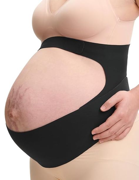 Amazon.com: Momcozy Pregnancy Belly Band, CozySupport Ergonest Maternity Belly Band, Invisible Pregnancy Belt for Back, Abdomen, Waist : Clothing, Shoes & Jewelry Maternity Belly Band, Pregnancy Belly Band, Pregnancy Belly, Maternity Belt, Pregnant Belly, Belly Band, Belly Bands, Shoes Jewelry, Shoe Jewelry