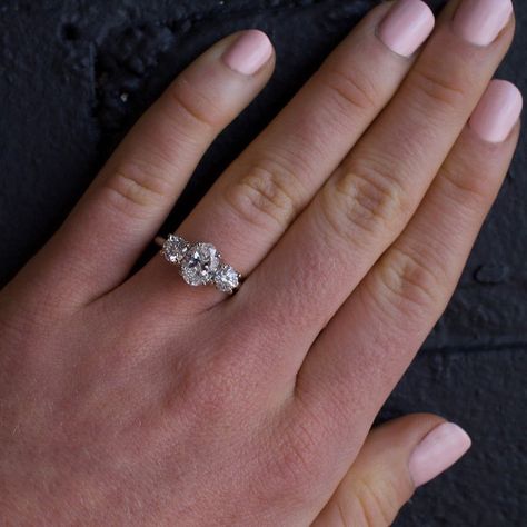 3 Stone Platinum Engagement Rings, 3 Stone Setting Engagement Ring, Tristone Engagement, Oval 3 Stone Engagement Ring, 3 Stone Oval Engagement Ring, Engagement Ring Brilliant Earth, Oval Three Stone Engagement Ring, Engagement Rings Three Stone, Three Stone Oval Engagement Ring