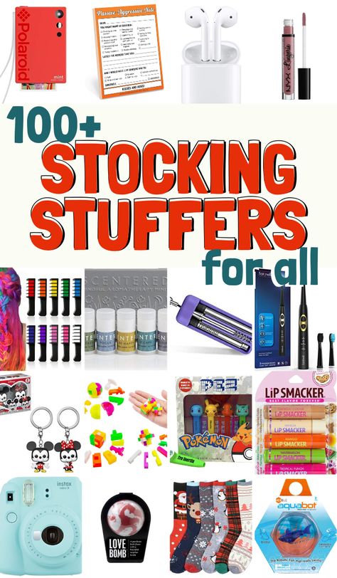 In this list of over 100 Stocking Stuffers Ideas list, you'll find a little something for everyone this Christmas. Stocking stuffers for women, men, and children in 2021! Stocking Stuffers For Mom, Diy Christmas Gifts For Family, Stocking Stuffer Ideas, Unique Stocking Stuffers, Stocking Stuffers For Women, Budget Friendly Gift, Best Stocking Stuffers, Christmas On A Budget, Stocking Stuffer Gifts