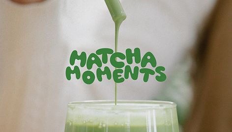 Matcha Branding Design, Matcha Graphic Design, Matcha Packaging Design, Matcha Business, Matcha Packaging, Matcha Branding, Hat Branding, Matcha Bar, Dear Face