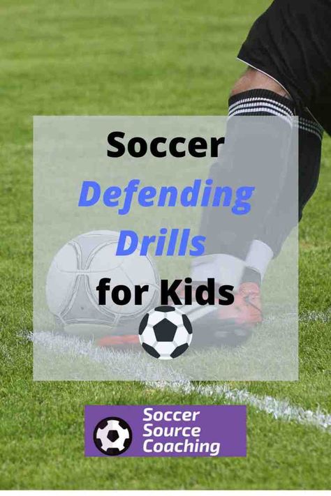 Soccer Drills For 7u, Defending Drills Soccer, Fun Soccer Games For 5 To 8, U8 Soccer Practice Plans, Defense Drills Soccer, Easy Soccer Drills, Soccer Drills For Defenders, Defense Soccer Drills, U9 Soccer Drills