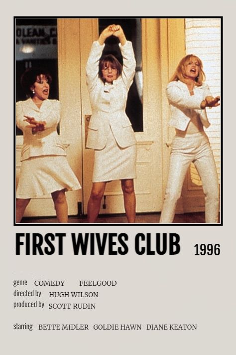 First Wives Club, Girls Night Movies, Romcom Movies, Movies To Watch Teenagers, Movie To Watch List, New Movies To Watch, Girly Movies, Film Posters Minimalist, Inspirational Movies