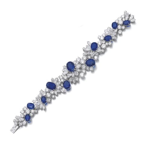 reza, alexandre ||| bracelet ||| sotheby's ge1605lot8pm4zen Indigo Jewelry, Magnificent Jewels, Diamond Bracelet Design, Diamond Heart Pendant Necklace, Heart Pendant Diamond, Sapphire Bracelet, Fabulous Jewelry, Sapphire Jewelry, Van Cleef