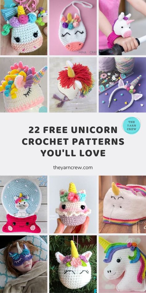 Knitted Plushies, Crochet Zig Zag, Crochet Unicorn Pattern Free, Crochet Quotes, Crochet Unicorn Hat, Crochet Unicorn Pattern, Unicorn Crochet, Unicorn Ornaments, Kids Crochet