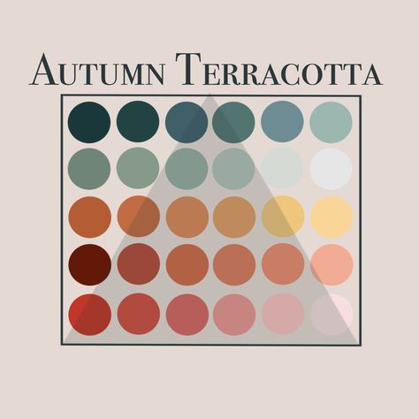 Autumn Terracotta Procreate Color Palette - Etsy New Zealand Terracotta Interior Design, Terracotta Color Palette, Procreate Palette, Terracotta And Green, Procreate Color Palette, Profile Icon, Terracotta Color, Dark Autumn, Color Palette Design