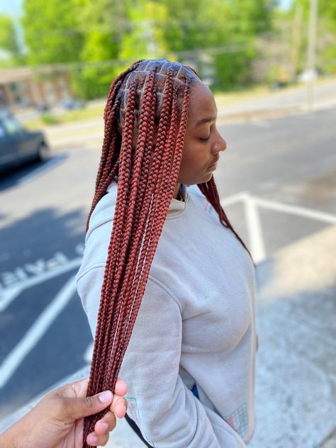 Medium Knotless Braids With Color, Knotless Braids Medium, Knotless Braids With Color, Braids With Color, Medium Knotless Braids, Braids Medium, Medium Knotless, Colored Braids, Braids Styles