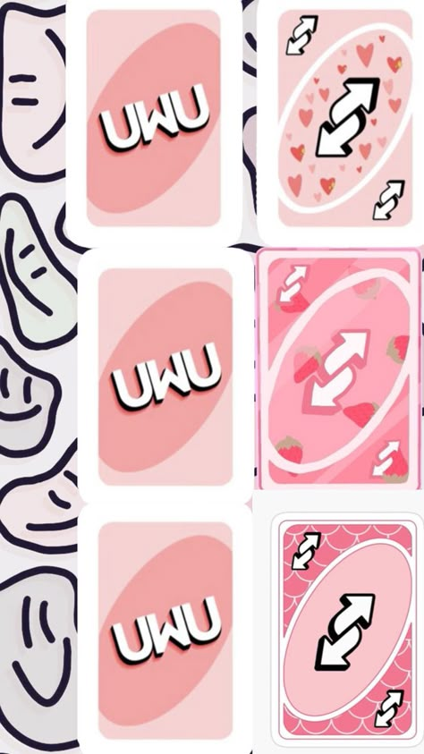 Cute pink uno reverse cards small Custom Uno Cards Ideas, Diy Uno Cards Ideas, Funny Uno Cards, Diy Uno Cards, Custom Uno Cards, Carte Uno, Uno Reverse Card, Paper Squishies, Reverse Card