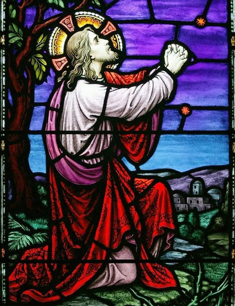 Importance Of Prayer, Catholic Beliefs, Stained Glass Church, Personal Prayer, Jesus Praying, Church Windows, Bible Lessons For Kids, Art Stained, Religious Studies