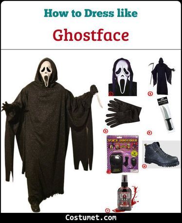 Scream Custom Halloween, Diy Ghostface Costume, Diy Scream Costume, Halloween Costume Ghostface, Ghostface Fantasia, Ideas Halloween Disfraces, Halloween Costumes Scream, Ghostface Costume Women, Ghostface Outfit