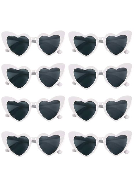 Sunglasses Bridesmaids, Sunglasses Party Favor, Bride Team, Wedding Sunglasses, Heart Shaped Glasses, Heart Glasses, Party Sunglasses, Trendy Beach, Heart Shaped Sunglasses