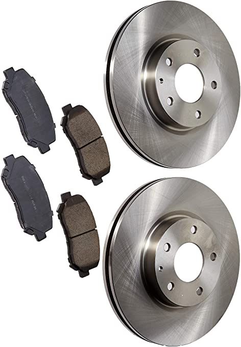 Amazon.com: Power Stop KOE6967 Autospecialty Front Replacement Brake Kit-OE Brake Rotors & Ceramic Brake Pads : Automotive Brake Rotors, Brake Pads, Car Accessories, Free Delivery, Ceramics