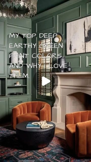 Christina Marie McCombs on Instagram: "Immerse yourself in the lush tranquility of Deep Earthy Greens in today’s feature from our beloved paint color series! 🌲

These shades bring the serene, grounding essence of the forest right into your home:

Backwoods by Benjamin Moore
Shade Grown by Sherwin Williams
Caldwell Green by Benjamin Moore
Evergreen Field by Behr
Essex Green by Benjamin Moore

Each color captures the deep, mossy, and vibrant tones of nature’s greens, perfect for creating spaces that feel both calming and invigorating. Which of these rich, earthy greens would you love to surround yourself with? 

#DeepEarthyGreens #NatureInspired #PaintColorJourney #BenjaminMoore #SherwinWilliams #Behr #GreenInteriors
#interiordesign #homedecor #interiorstyling #luxury #decorating #winterpar Evergreen Paint Color, Green Paint Aesthetic, Cos Cob Stonewall Benjamin Moore, Lush Benjamin Moore, Benjamin Moore Backwoods Green, Benjamin Moore Lush, Cushing Green Benjamin Moore, Caldwell Green Benjamin Moore, Backwoods Benjamin Moore