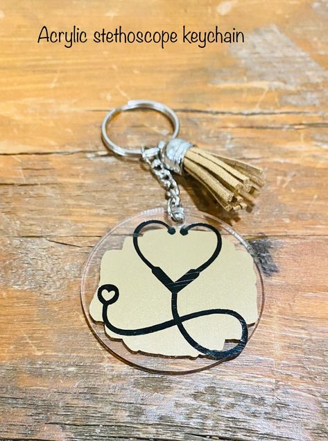 Nurses Week Gift Ideas Diy Cricut, Nurse Keychain Acrylic, Cricut Nurse Gifts, Nurse Gifts Diy, Nurses Week Gift Ideas Diy, Nurse Week Gift Ideas Diy, Doctor Pediatrician, Doctor Keychain, Nurses Gifts Diy