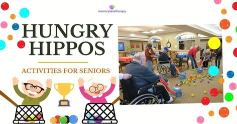 Discover the fun and engaging Hungry Hippo exercise designed for seniors. Improve physical fitness and coordination with this enjoyable activity. Exercise For Seniors, Senior Assisted Living, Hungry Hippos, Wheelchair Friendly, Senior Activities, Light Exercise, Aged Care, Workout Games, Senior Fitness