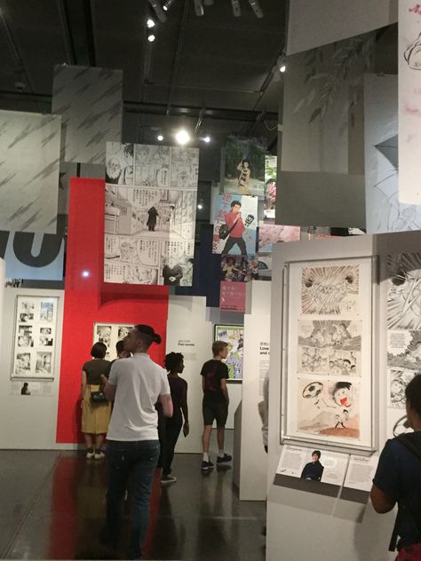 Anime Exhibition, Manga Exhibition, History Of Animation, Kitty Crowther, Past Love, Retail Inspiration, Anime Store, Design Image, Museum Exhibition