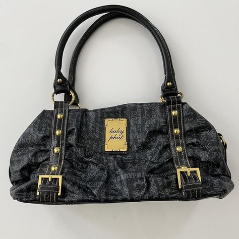 Y2K Vintage Baby Phat Purse  #babyphat #y2k #purse - Depop Babyphat Y2k Outfit, Baby Phat 2000s, Baby Phat Purse, Goodwill Bins, 2000s Bags, Inner Monster, Y2k Purse, People Clothes, Fashion Diva