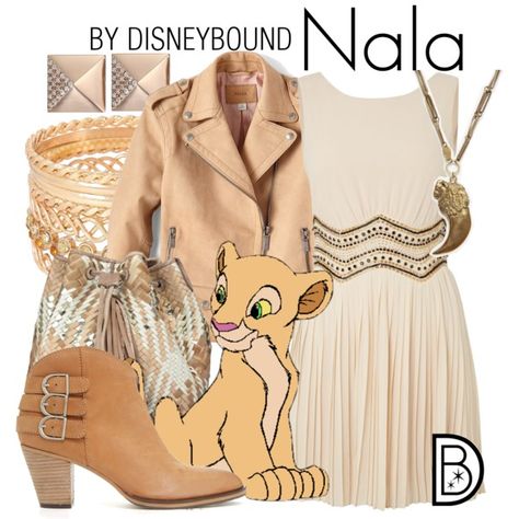 Nala by leslieakay on Polyvore featuring TFNC, FOSSIL, Barbara Bonner, Alkemie and Michael Kors Disney Character Outfits, Looks Hippie, Princess Inspired Outfits, Disney Clothing, Disney Themed Outfits, Cute Disney Outfits, Movie Inspired Outfits, Disney Inspired Fashion, Disney Bounding