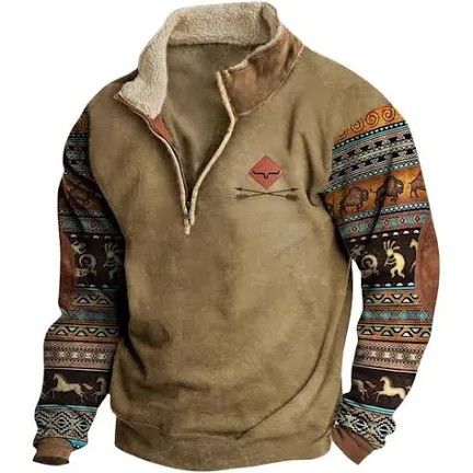 Vintage Yellowstone, Collar Sweatshirt, West Yellowstone, Mens Vintage, Cowboy, Men Casual, For Men, Long Sleeve