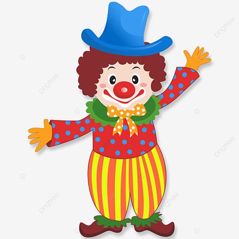 Clown Clipart, Carnival Characters, Circus Background, Festival Background, Circus Clown, Clipart Free, Birthday Party Celebration, Red Arrow, April Fools Day