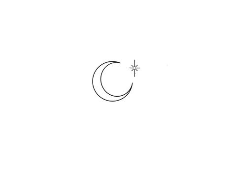 Luna Tattoo Design, Moon And Star Tattoo, Small Moon Tattoo, Tattoo Writing Fonts, Moon Star Tattoo, Luna Tattoo, Small Moon Tattoos, Bestie Tattoo, Rose Tattoos For Men