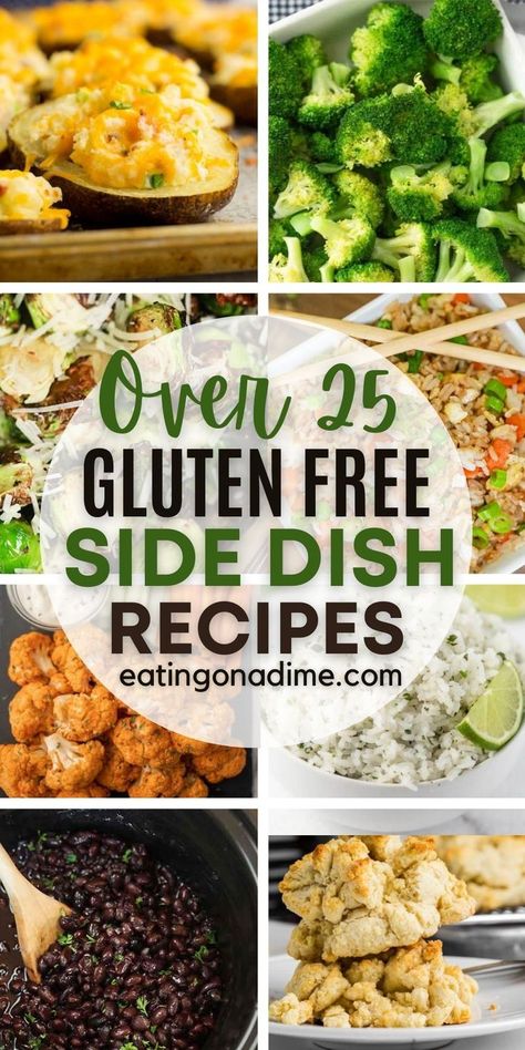 Gluten Free Recipes With Potatoes, Gf Side Dishes Gluten Free, Low Carb Gluten Free Side Dishes, Simple Dinners Gluten Free, Gluten Free Sides For Burgers, Best Gluten Free Side Dishes, Vegetable Side Dishes Gluten Free, Side Dish Gluten Free, Gluten And Dairy Free Side Dish Recipes