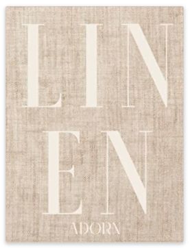 Linen Adorn: Photographed Linen Decor Book For Decorative Display Bespoke Decor, Linen Decor, Collected Interiors, Real Estate Staging, Decor Books, Study Design, Natural Linen Fabric, Bachelor Of Fine Arts, Table Books