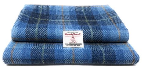 Harris Tweed Fabric Blue Tartan Various Sizes With Labels | Etsy Harris Tweed Fabric, Blue Tartan, Tartan Fabric, Tweed Fabric, Scottish Heritage, Harris Tweed, Tartan Pattern, Wool Fabric, Sewing Stores