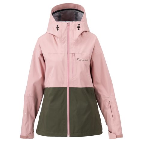 Pink ski jacket