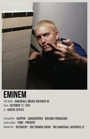 The Marshall Mathers Lp, Eminem Poster, 90s Rappers Aesthetic, Eminem Funny, The Slim Shady, The Eminem Show, 90s Rappers, Eminem Photos, Eminem Rap