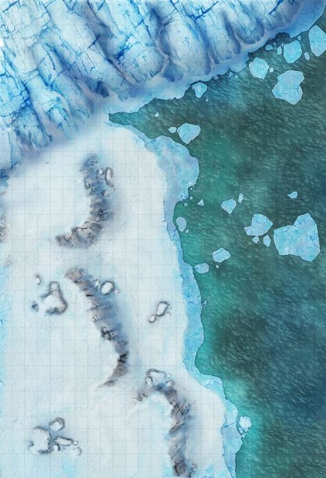 5e Maps, Map Rpg, Snow Map, Pathfinder Maps, Icewind Dale, Fantasy Map Making, Isometric Map, Dnd World Map, Battle Map