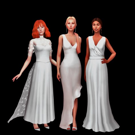 Sims 4 Wedding Dress Cc, Weading Dress, Sims 4 Wedding Dress, Wedding Dress Code, Dress Code Wedding, Tumblr Sims 4, Sims 4 Dresses, Wedding Dress Men, Best Sims