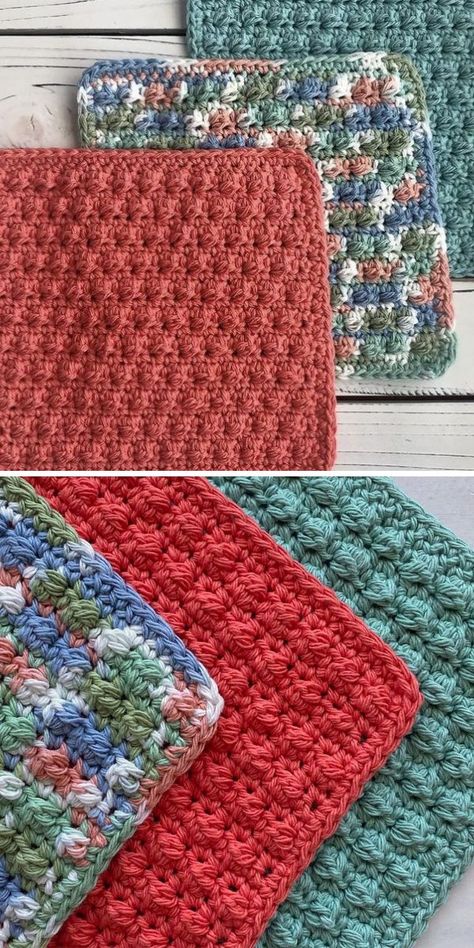 Crochet Patterns For Dishcloths, Free Dish Cloth Crochet Patterns, Free Crochet Pattern For Dishcloths, Dish Cloth Crochet Pattern Free, Crochet Dish Cloths Free Patterns Easy, Crochet Dish Cloth Patterns Free, Crochet Dish Cloth Free Pattern Cotton, Crochet Dish Rags Easy, Crocheted Dish Cloths Patterns Free